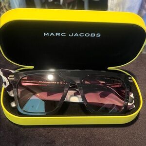 Marc Jacobs Black and Yellow Sunglasses